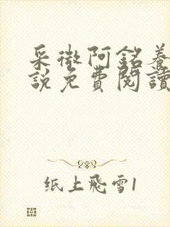 采微阿铭养父小说免费阅读