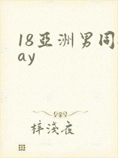 18亚洲男同gay封面