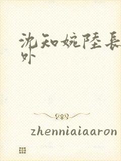 沈知婉陆长烽番外