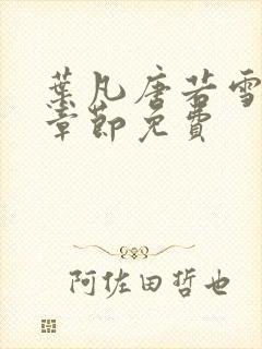 叶凡唐若雪最新章节免费封面