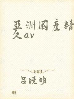 亚洲国产精品久久av