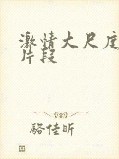 激情大尺度床戏片段