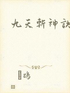 九天斩神诀正版封面