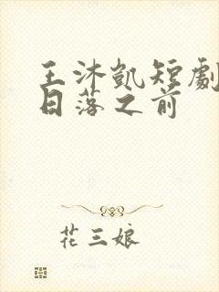 王沐凯短剧爱在日落之前