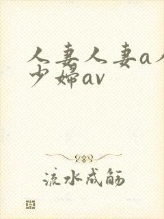 人妻人妻a人妻少妇av