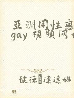 亚洲同性恋男 gay 视频网站封面