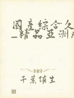 国产综合久久久_精品亚洲成