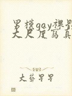 男模gay裸体大尺度写真