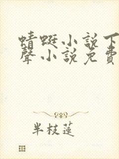 蜻蜓小说下载有声小说免费听