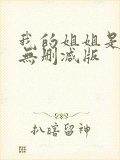 我的姐姐是超模无删减版