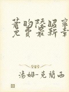 萧昀陆昭宁全文免费最新章节阅读