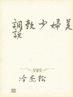 调教少妇美女小说封面