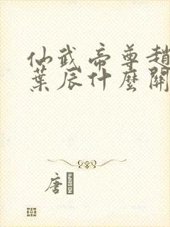 仙武帝尊赵云和叶辰什么关系