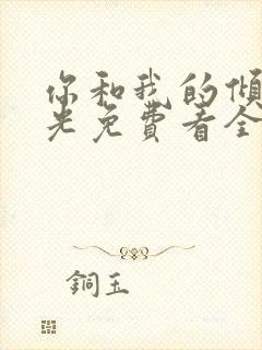 你和我的倾城时光免费看全文封面