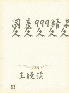 国产999精品久久久久久