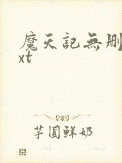 魔天记无删减txt