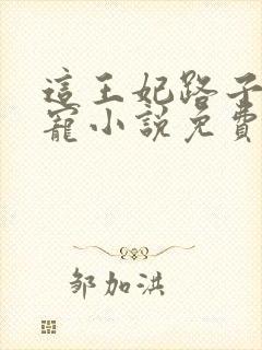这王妃路子野得宠小说免费阅读