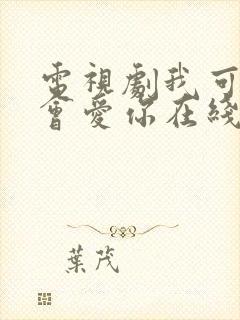 电视剧我可能不会爱你在线观看全集封面