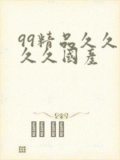 99精品久久久久久国产