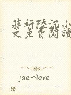 蒋妍陆沉小说全文免费阅读最新章节