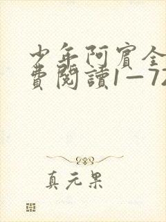 少年阿宾全文免费阅读1—72话