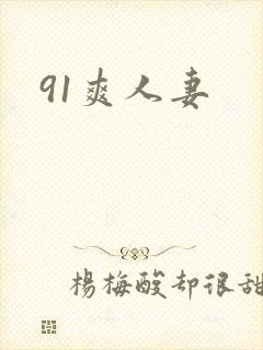 91爽人妻封面
