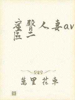 蜜臀人妻av一区二