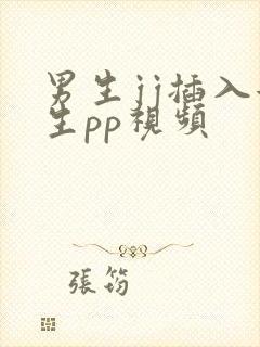 男生jj插入女生pp视频