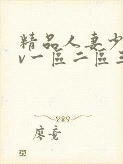 精品人妻少妇av一区二区三区