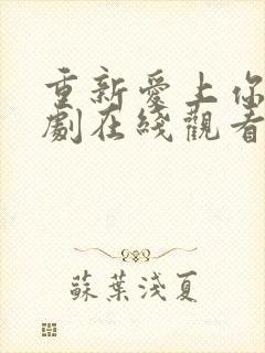 重新爱上你2泰剧在线观看全集封面