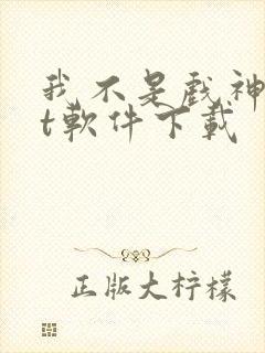 我不是戏神txt软件下载