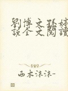 刘博文孙婷婷小说全文阅读笔趣阁