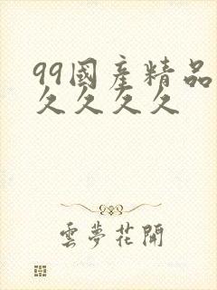 99国产精品久久久久久