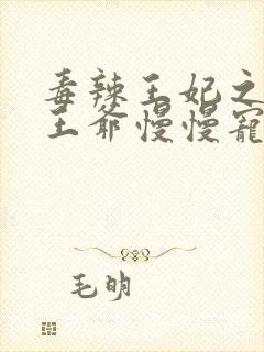 毒辣王妃之妖孽王爷慢慢宠