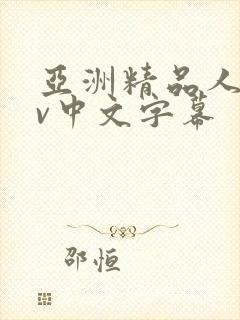 亚洲精品人妻av中文字幕