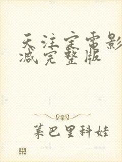 天注定电影未删减完整版