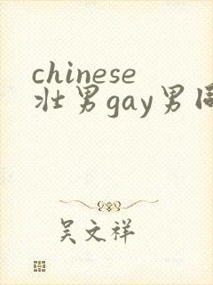 chinese壮男gay男同性恋封面