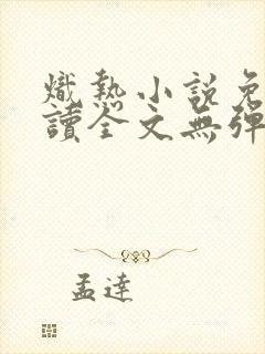 炽热小说免费阅读全文无弹窗