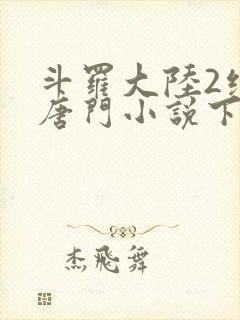 斗罗大陆2绝世唐门小说下载txt封面