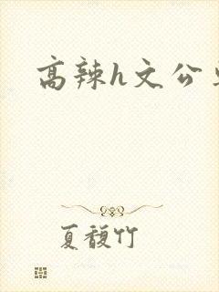高辣h文公车封面