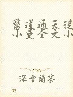 医道通天从一方小吏全文小说