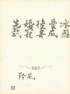 先婚后爱冰山总裁宠妻成瘾