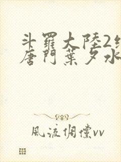 斗罗大陆2绝世唐门叶夕水