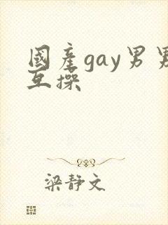 国产gay男男互操