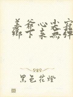 姜爷心尖宠她从乡下来无弹窗封面