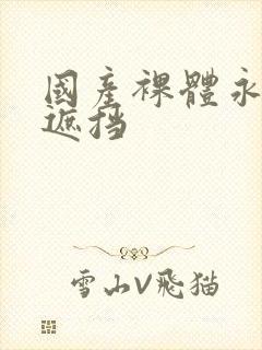 国产裸体永久无遮挡