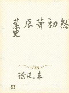 叶辰萧初然最新更封面