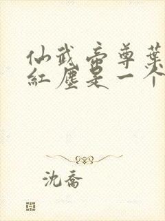 仙武帝尊叶辰和红尘是一个人么封面