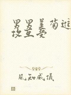 男男美菊进入互攻互受