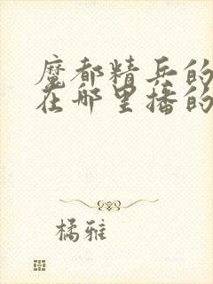 魔都精兵的奴隶在哪里播的